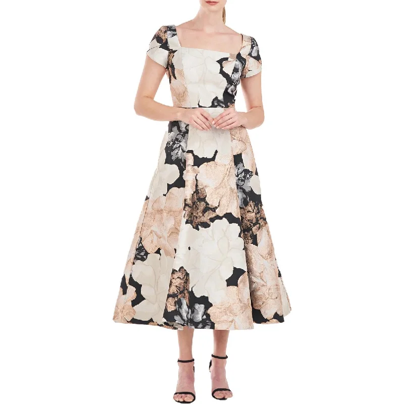 Price Rollback Kay Unger New York Womens Hollts Metallic Midi Cocktail And Party Dress Price Rollback Kay Unger New York Womens Hollts Metallic Midi Cocktail And Party Dress