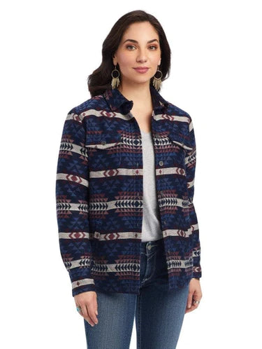 Don't Miss Ariat Womens Shacket Shirt Jacket - Mountain Peak Jacquard