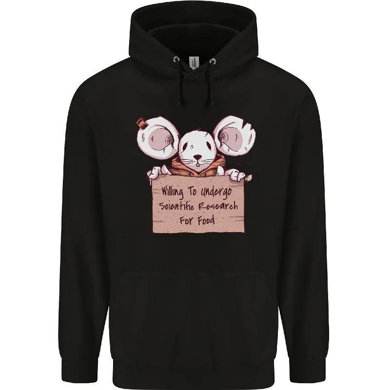 New Markdowns Hungry Mouse Mens 80% Cotton Hoodie