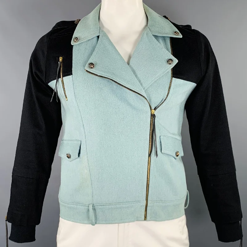 Deal Dash PROJECT WHITE ELEPHANT Size XL Black Blue Cotton Blend Jacket