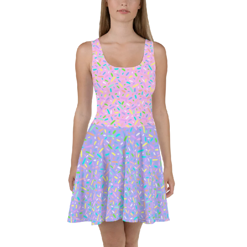 Savings Galore Sprinkle Skater Dress