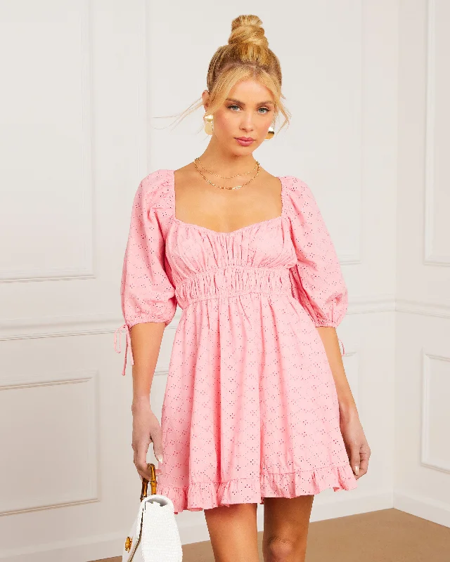 Best Deals Delilah Eyelet Mini Dress
