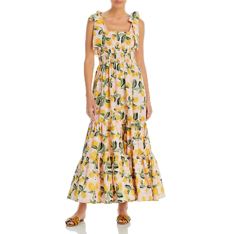 Super Sale Capittana Womens Evita Printed Long Maxi Dress