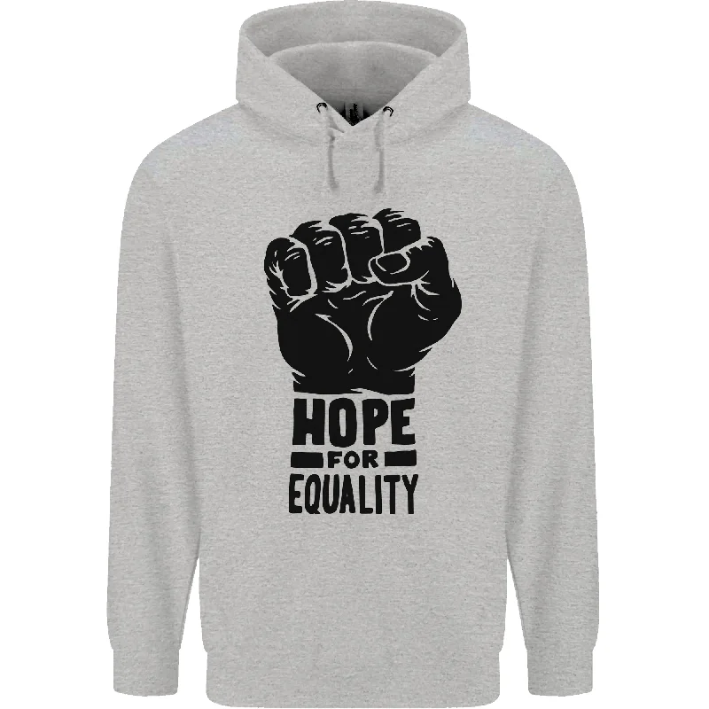 Savings Alert Hope for Equality Black Lives Matter LGBT Mens 80% Cotton Hoodie
