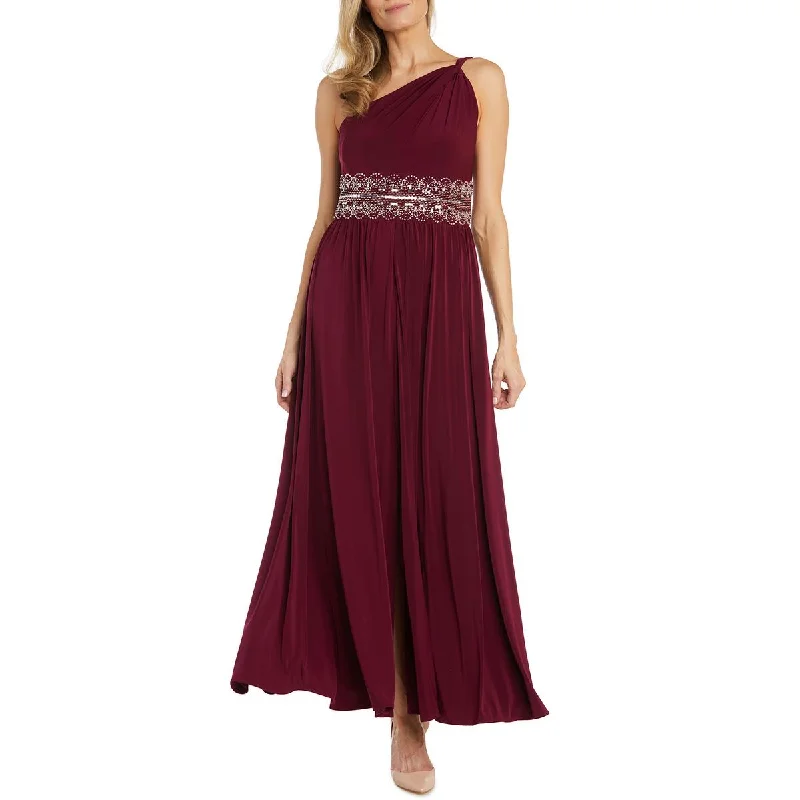 Price Drop Alert R&M Richards Womens Beaded Full Length Evening Dress
