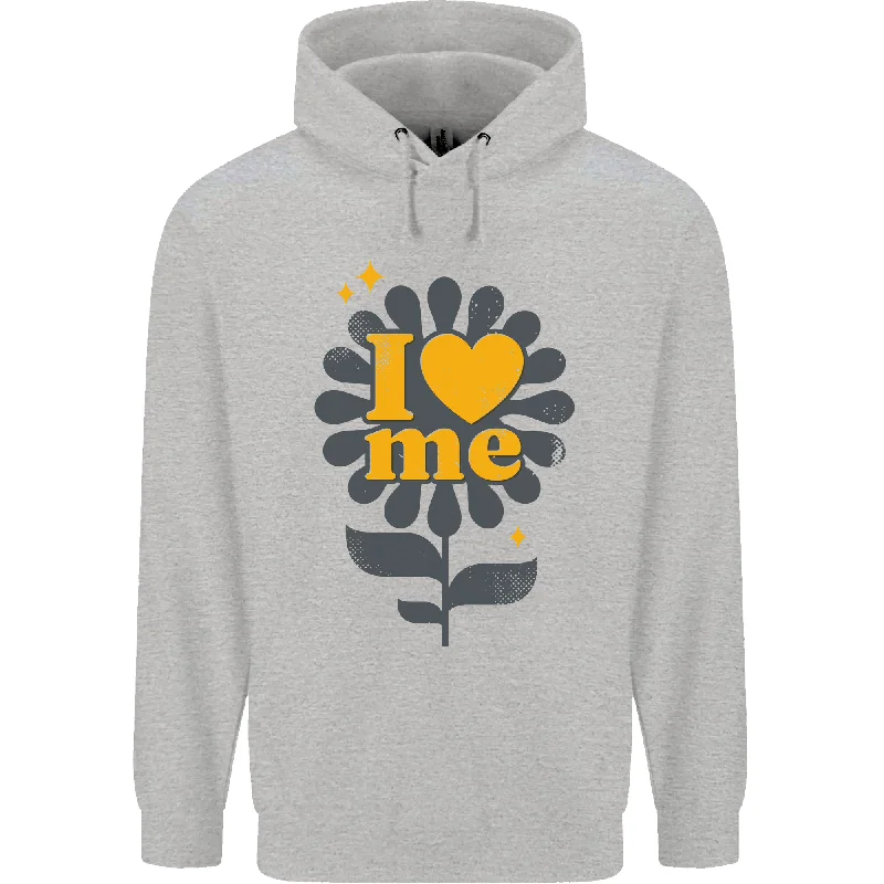 Online Exclusive I Love Me Self Loving Confident Funny Quote Mens 80% Cotton Hoodie