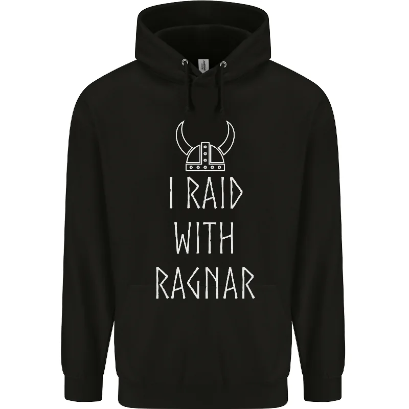 Savings Bonanza I Raid With Ragnar The Vikings Valhalla Mens 80% Cotton Hoodie