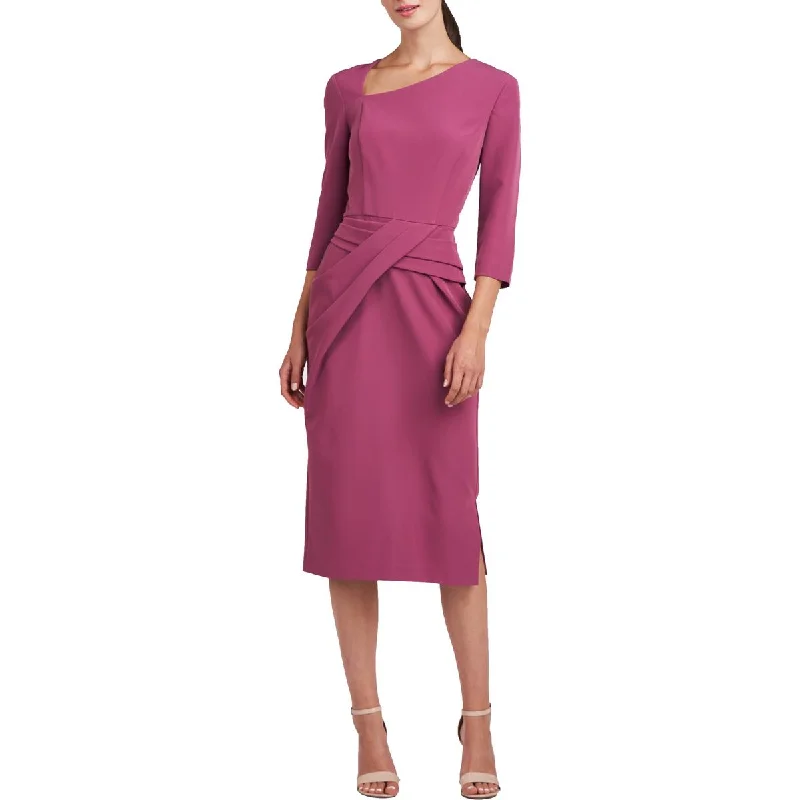 Fantastic Offers Kay Unger New York Womens Alexa Asymmetric Below Knee Cocktail And Party Dress