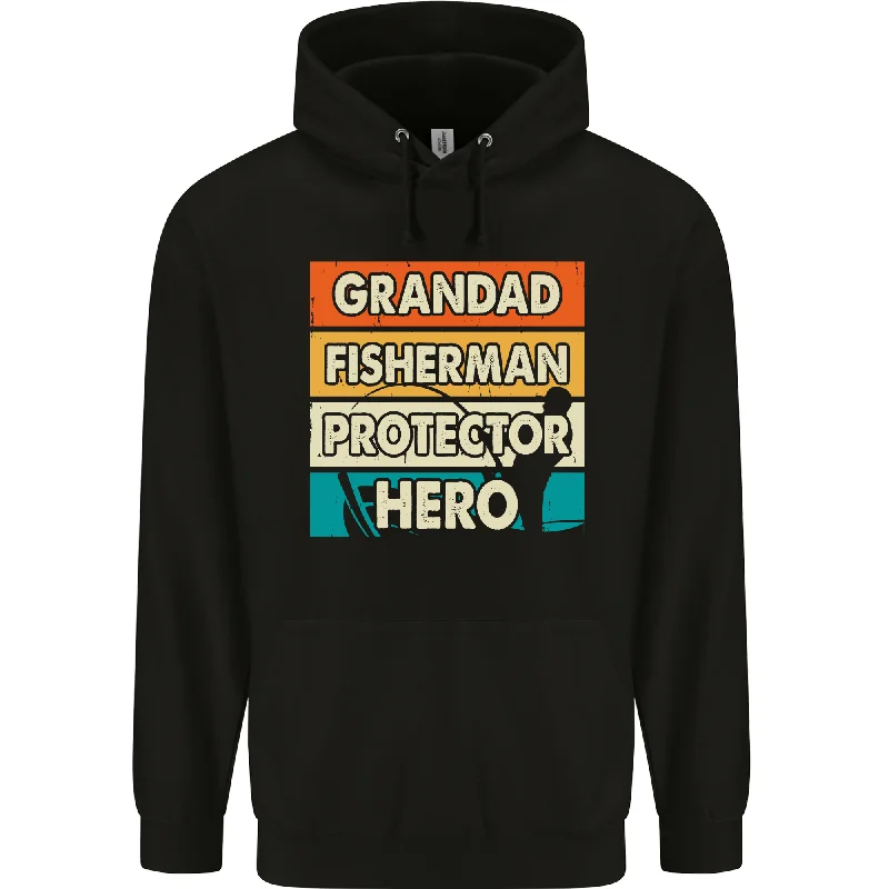 Special Discount Grandad Fisherman Funny Fishing Mens 80% Cotton Hoodie