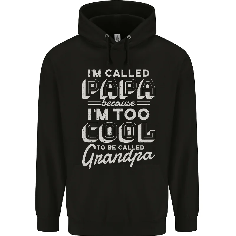 Final Markdown I'm Called Papa Grandparents Day Mens 80% Cotton Hoodie