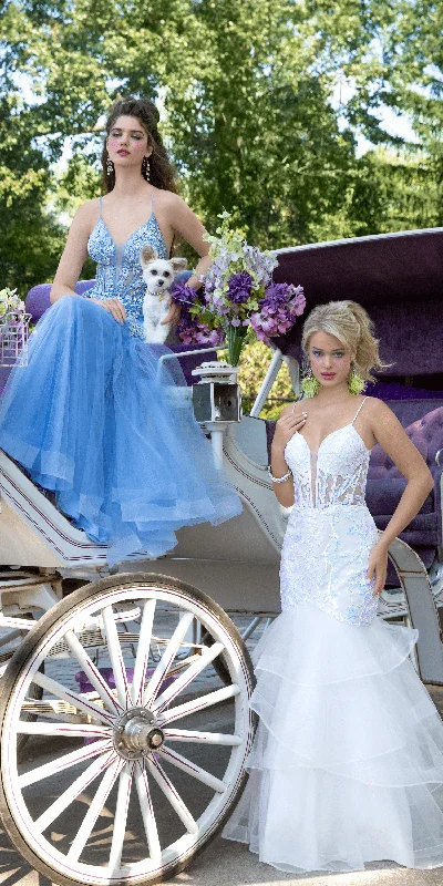 Inventory Reduction Sweetheart Embroidered Mermaid Dress with Mesh Godets