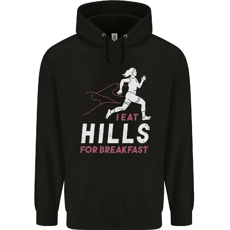 Weekend Flash Sale Hills Running Marathon Cross Country Runner Mens 80% Cotton Hoodie