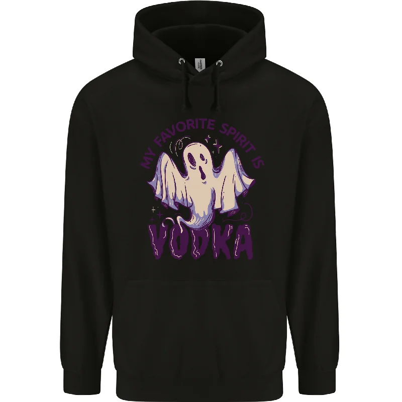 Stock Up and Save Funny Halloween Alcohol Vodka Spirit Ghost Mens 80% Cotton Hoodie