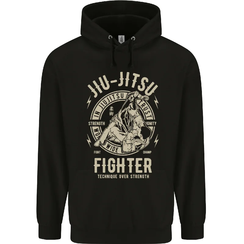 New Deals Jiu Jitsu Fighter Mixed Martial Arts MMA Mens 80% Cotton Hoodie