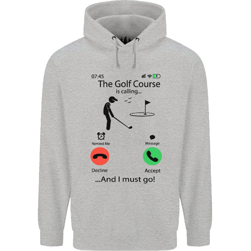 Flash Deals Golf Is Calling Golfer Golfing Funny Mens 80% Cotton Hoodie