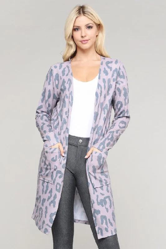 Final Sale Wild for It Leopard Print Cardigan