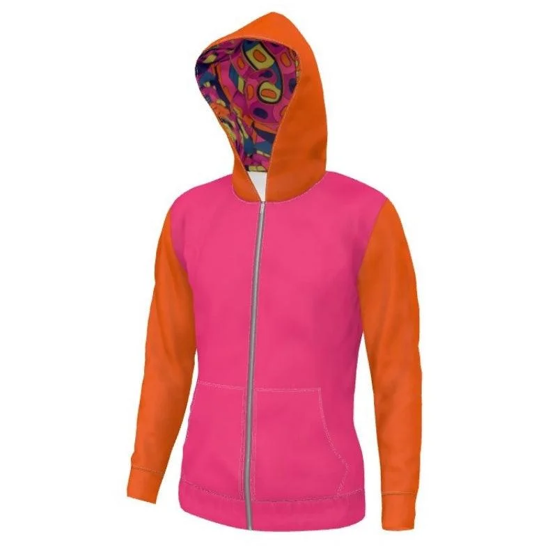 Exclusive Offers Lina Color Block Zip Polar Fleece Hoodie