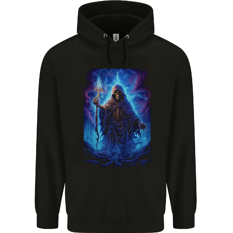 Limited Edition Grim Reaper Domain Mens 80% Cotton Hoodie