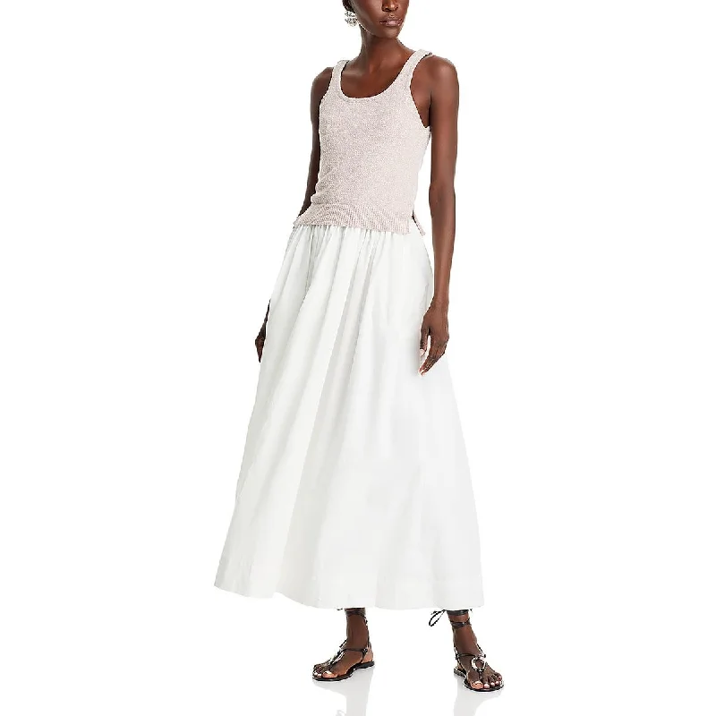 Deal of the Week Line & Dot Womens Colette Cotton Full Length Maxi Dress