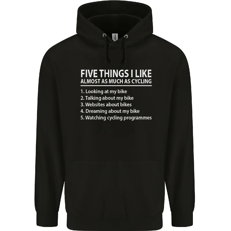 Price Drop I Like as Much as Riding My Bike Cycling Mens 80% Cotton Hoodie