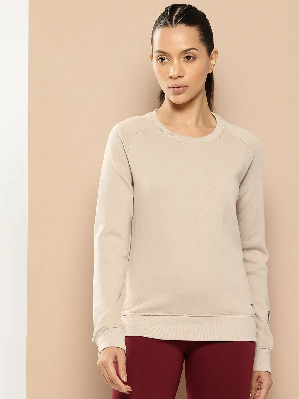 Customer Appreciation Sale Alcis Women Beige Printed Sweatshirt