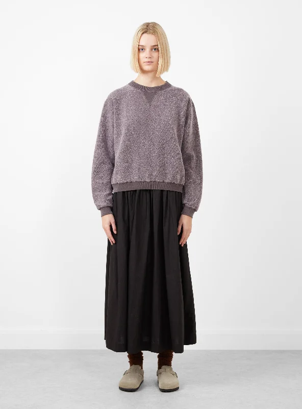 Today’s Special Hina Crewneck Sweatshirt Pigment Dye Raisin