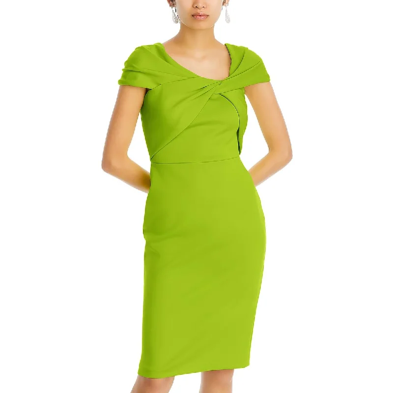 Discount Extravaganza Eliza J Womens Knee-Length Twist Wear To Work Dress