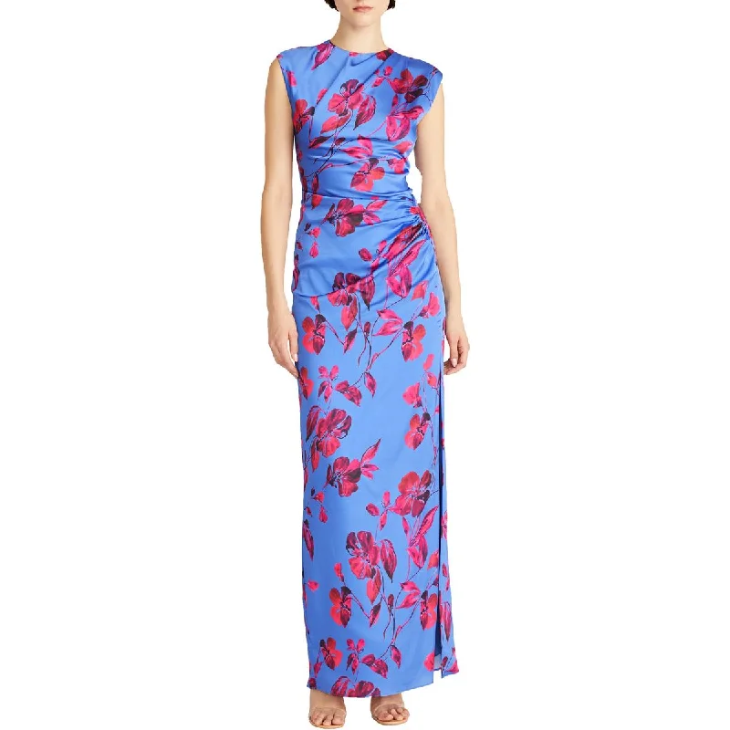 Exclusive Savings ML Monique Lhuillier Womens Split Hem Full Length Midi Dress