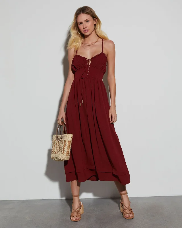 Today’s Deal Let's Brunch Sweetheart Midi Dress