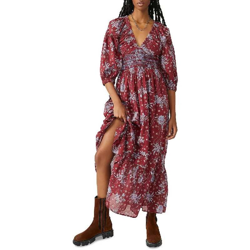 Overstock Free People Womens Cotton Long Maxi Dress