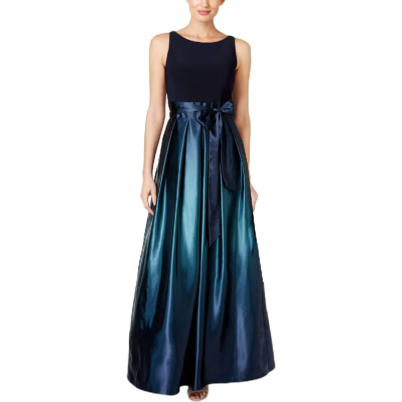 Best Seller SLNY Womens Satin Ombre Formal Dress