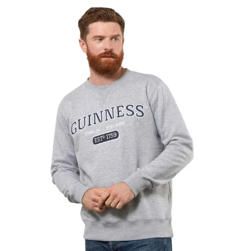 Fantastic Deals Guinness Grey Crew Neck Sweatshirt