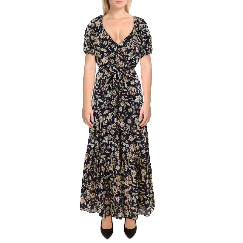 Last Chance Lauren Ralph Lauren Womens Cotton Maxi Maxi Dress