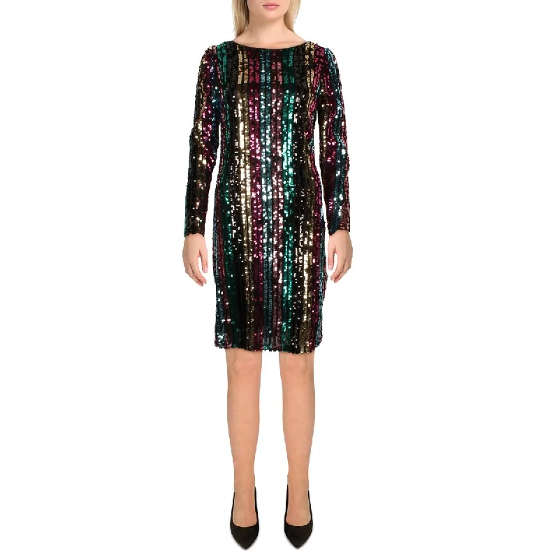 Deep Discounts Nanette Nanette Lepore Womens Sequined Above Knee Cocktail And Party Dress