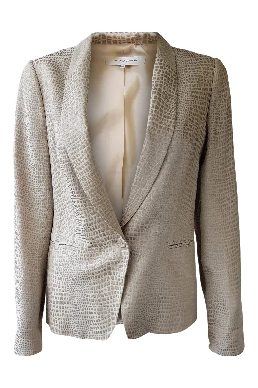 Stock Clearance GERARD DAREL Cream Textured Jacket (UK 14)