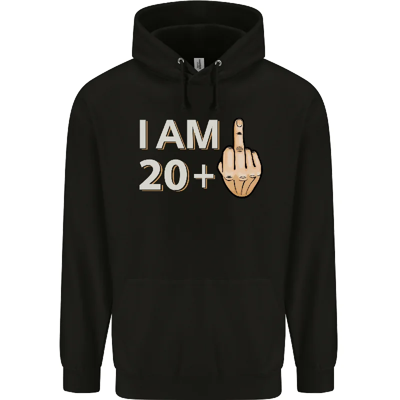 Mega Deal 21st Birthday Funny Offensive 21 Year Old Mens 80% Cotton Hoodie