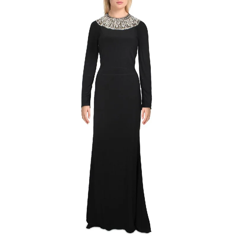 Limited Time Offer Ieena for Mac Duggal Womens Embellished Formal Evening Dress
