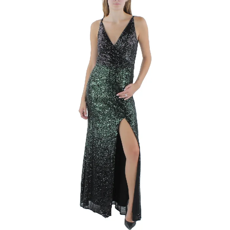 Incredible Offers Dress The Population Womens Sequined Sleeveless Evening Dress