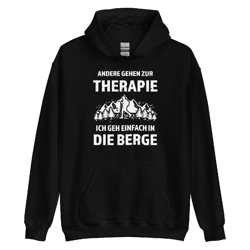 Deep Discounts Therapie Ich geh einfach in die Berge - Unisex Hoodie