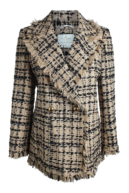 Must-Have Deals KATE SPADE New York Bi Colour Heart It Tweed Blazer (US 04 | UK 08)
