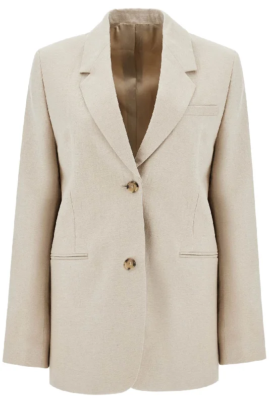 Super Savings Linen Blend Blazer For  - Beige