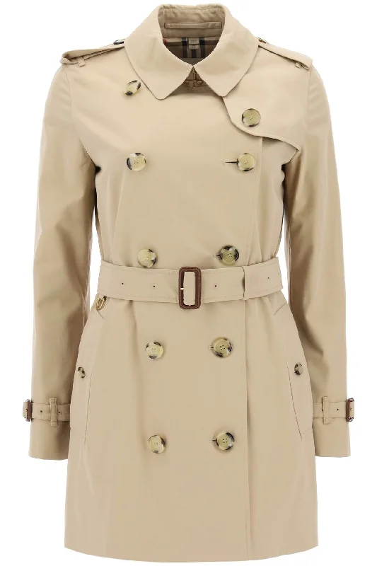 Closeout Short Kensington Heritage Trench Coat  - Beige