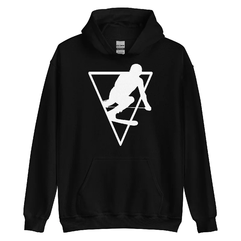 Final Sale Dreieck - Skifahren - Unisex Hoodie