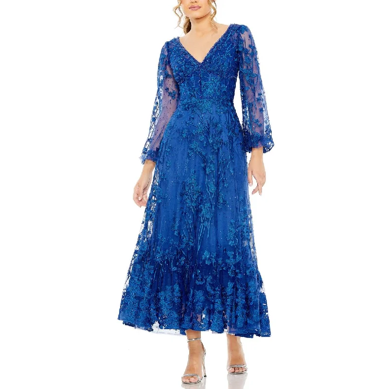 Price Cut Mac Duggal Womens Plus Embellished Formal Evening Dress
