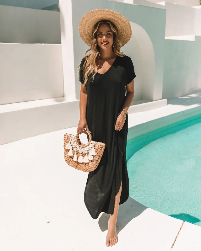 Bonus Savings Farmers Market Pocketed Modal Maxi Dress