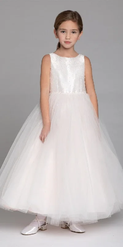 Unbeatable Prices Crystal Beaded Mikado Tulle Dress