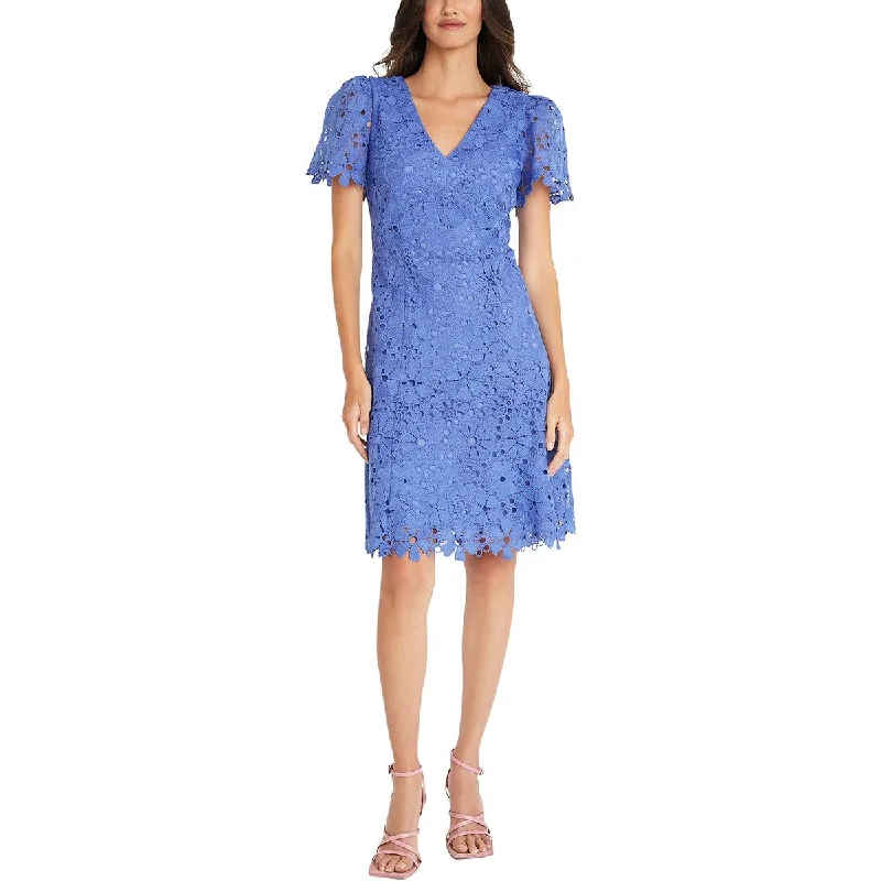 Unmissable Offer Maggy London Womens Lace Knee-Length Fit & Flare Dress
