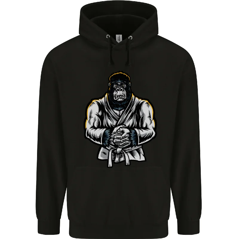 New Markdowns Jiu Jitsu Gorilla MMA Martial Arts Karate Mens 80% Cotton Hoodie