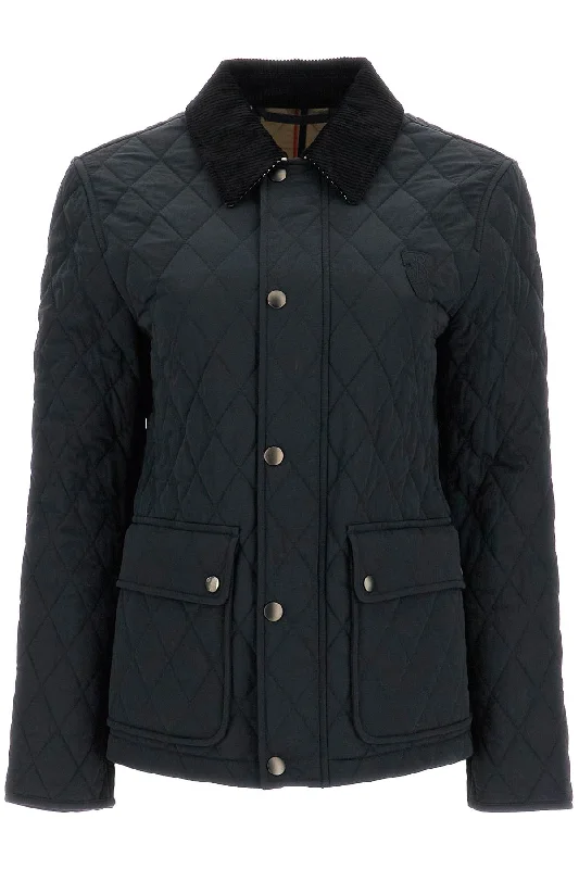 Deal Explosion Quilted B Shield Jacket  - Black