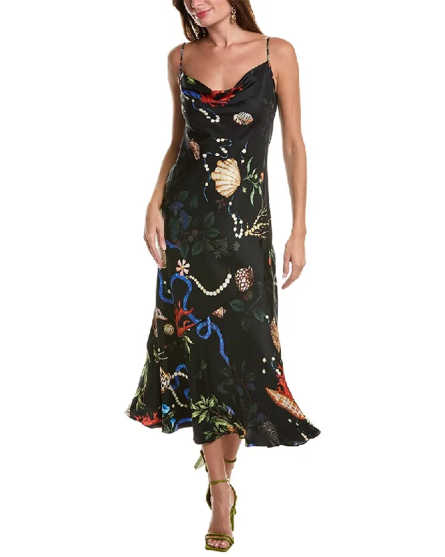 Super Bargain Oscar de la Renta Silk Slip Dress